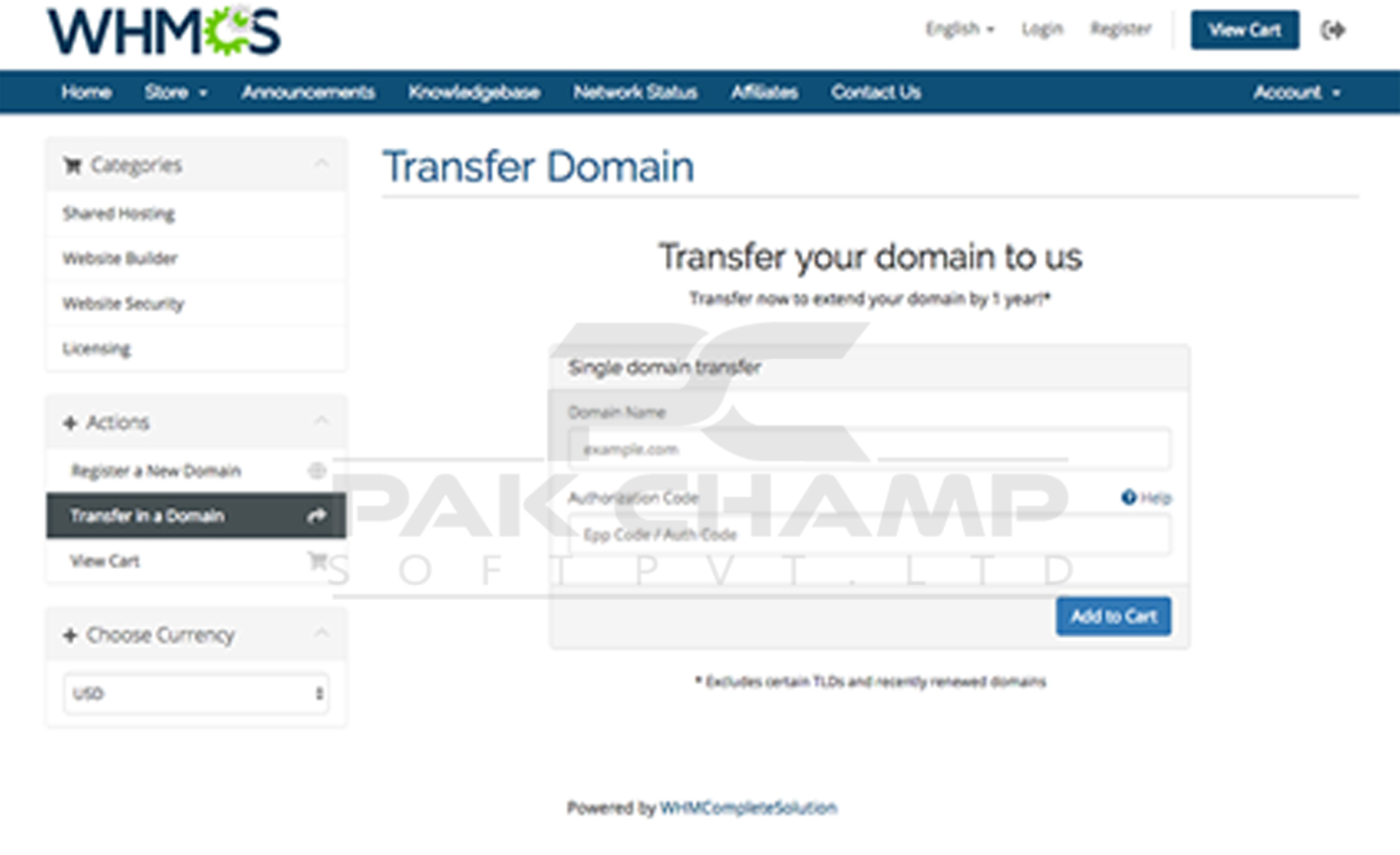 Domain Transfer